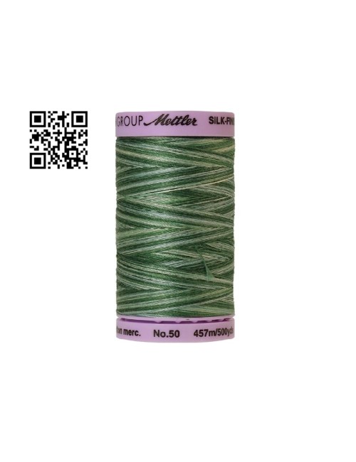 Hilo de algodón Silk Finish Multi nº50 - Grupo Amann Mettler. Disponible en caja de 5 carretes de 457mts - Ref. 9085