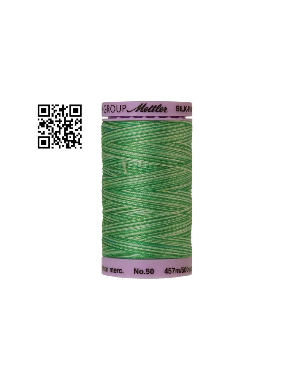 Hilo de algodón Silk Finish Multi nº50 - Grupo Amann Mettler. Disponible en caja de 5 carretes de 457mts - Ref. 9085