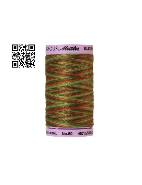 Hilo de algodón Silk Finish Multi nº50 - Grupo Amann Mettler. Disponible en caja de 5 carretes de 457mts - Ref. 9085