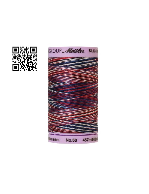 Hilo de algodón Silk Finish Multi nº50 - Grupo Amann Mettler. Disponible en caja de 5 carretes de 457mts - Ref. 9085