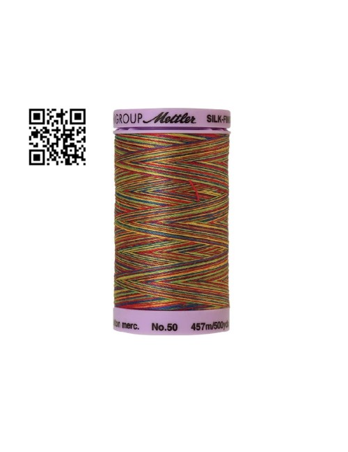 Hilo de algodón Silk Finish Multi nº50 - Grupo Amann Mettler. Disponible en caja de 5 carretes de 457mts - Ref. 9085