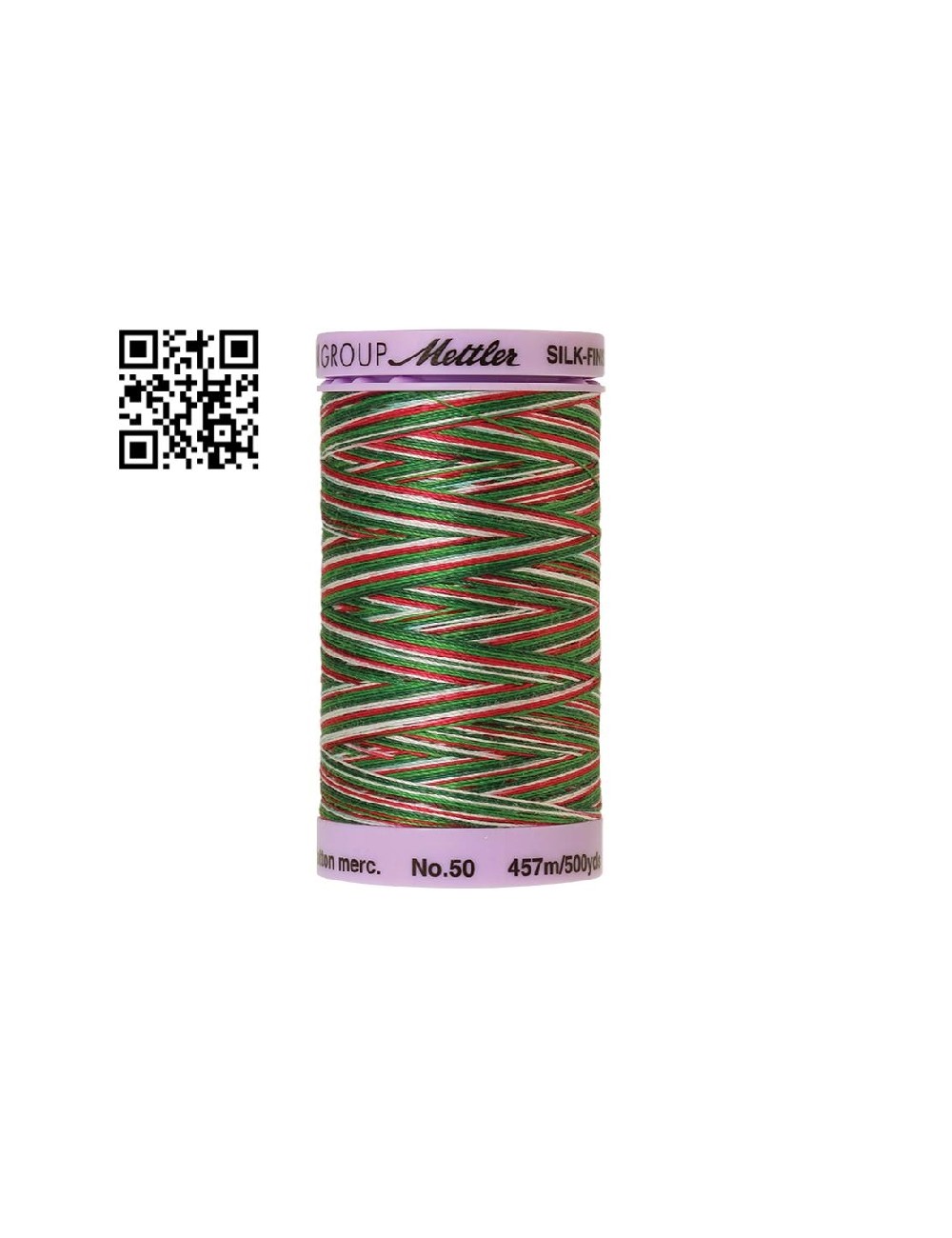 Hilo de algodón Silk Finish Multi nº50 - Grupo Amann Mettler. Disponible en caja de 5 carretes de 457mts - Ref. 9085