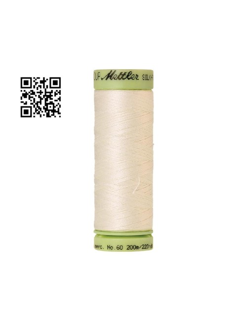 Hilo de algodón Silk Finish nº60 - Grupo Amann Mettler. Disponible en caja de 5 carretes de 200mts - Ref. 9240