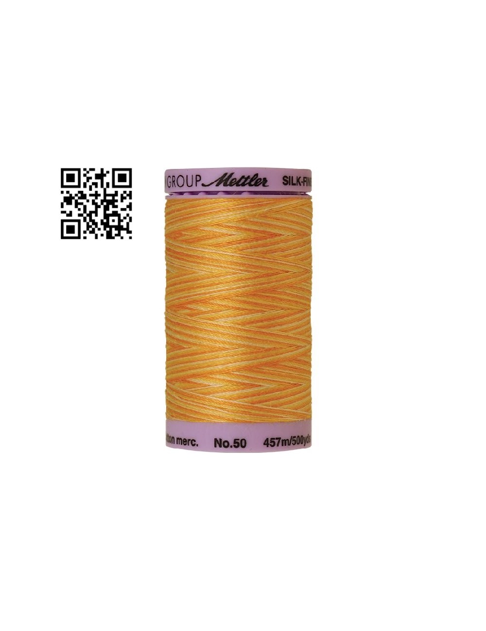 Hilo de algodón Silk Finish Multi nº50 - Grupo Amann Mettler. Disponible en caja de 5 carretes de 457mts - Ref. 9085