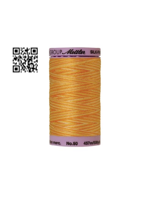Hilo de algodón Silk Finish Multi nº50 - Grupo Amann Mettler. Disponible en caja de 5 carretes de 457mts - Ref. 9085