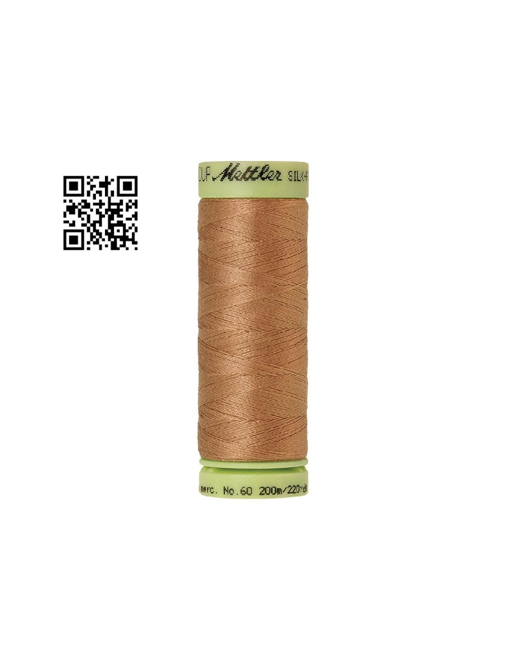 Hilo de algodón Silk Finish nº60 - Grupo Amann Mettler. Disponible en caja de 5 carretes de 200mts - Ref. 9240