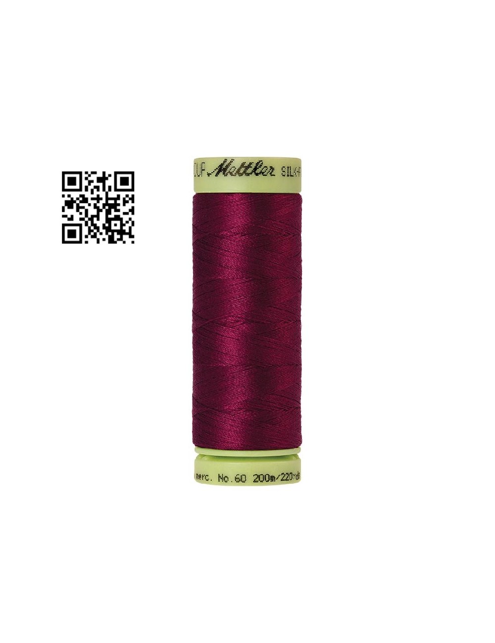 Hilo de algodón Silk Finish nº60 - Grupo Amann Mettler. Disponible en caja de 5 carretes de 200mts - Ref. 9240