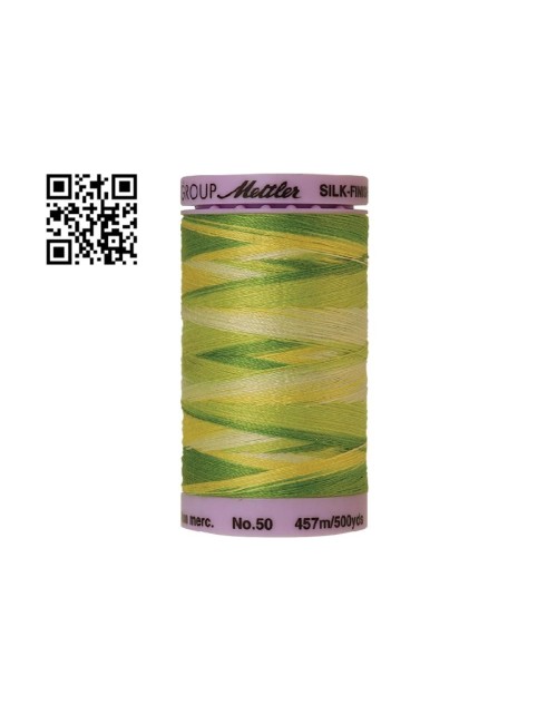 Hilo de algodón Silk Finish Multi nº50 - Grupo Amann Mettler. Disponible en caja de 5 carretes de 457mts - Ref. 9085